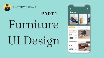 Flutter Tutorial For Beginner: Furniture UI Design Part 1