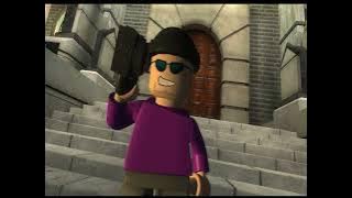 joker goon falls down stairs like the stupid man he is