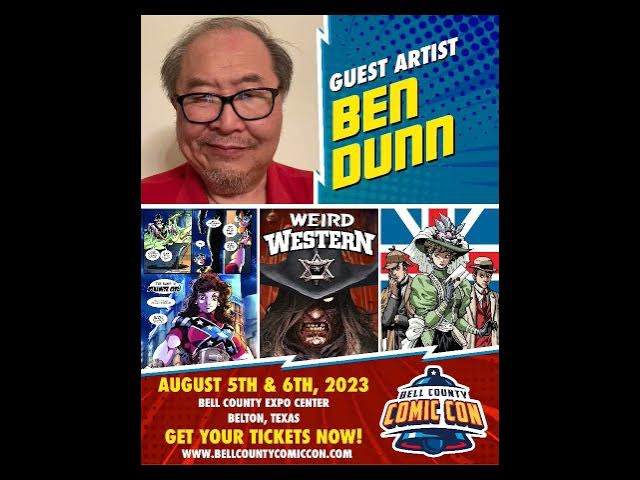 Ben Dunn- Guest Artist- Antarctic Press- Bell County Comic Con 2023