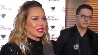 Chiquis Rivera - Entrevista El Gordo y La Flaca (Launch Party Be Flawless)