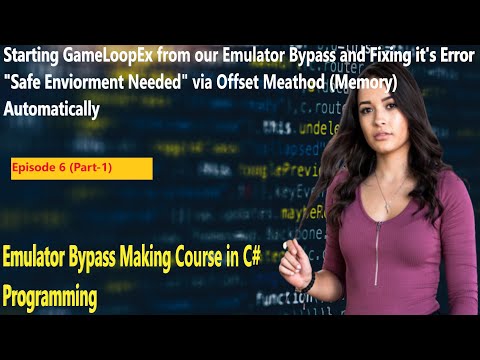 strating GameLoopEx via C# in emulator bypass making full course