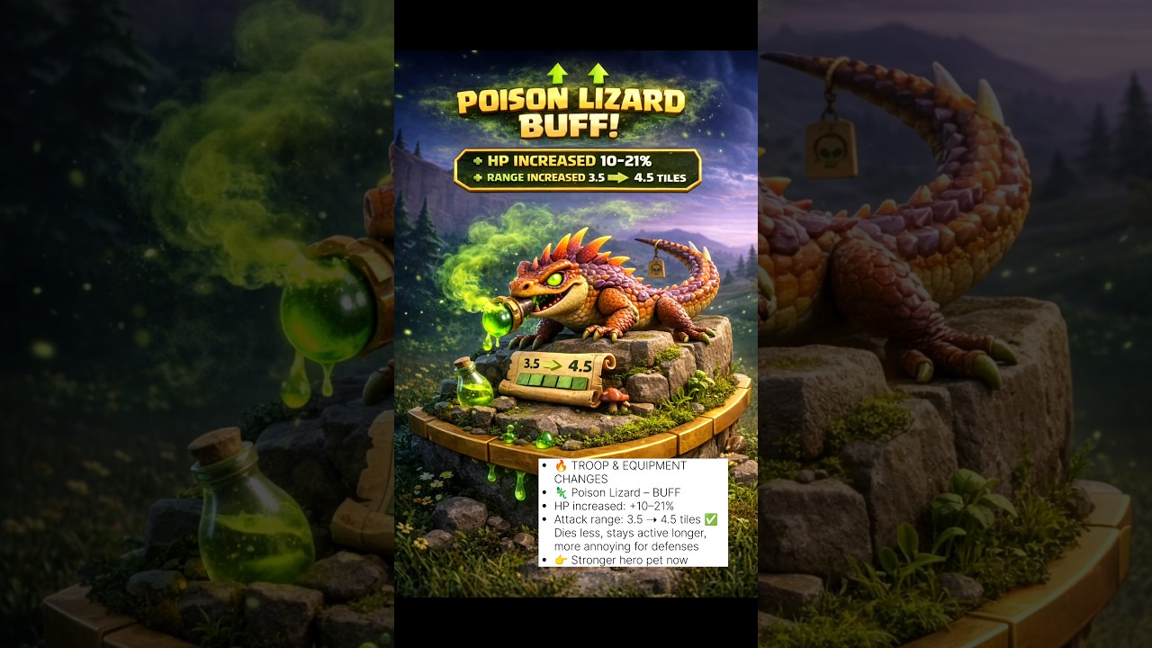 NEW Changes in Clash of Clans 😱 | Balance Updates Explained Simply |  #coc #clashofclans