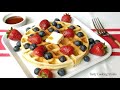 Easy Waffles recipe | 格仔餅,  格子鬆餅~ 簡單做法