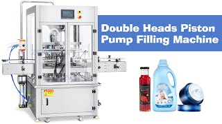 How to Use ZS-YT2T-2PXD Automatic 2 Heads Servo Piston Pump Shampoo Lotion Paste Filling Machine