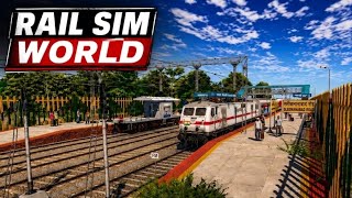 🚆 India's Most Realistic Train Game? 🤯 Rail Sim World Gameplay #railsimworld #trainsimulator