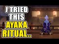 My Ayaka summoning ritual left me speechless.. | Genshin Impact