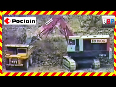 Werksfilmklassiker: Poclain EC1000 Entr. RAZEL, N4 Ligny-en-Barrois, France.