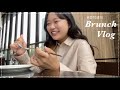 Eng vlog            college students day  bruch with my bestie