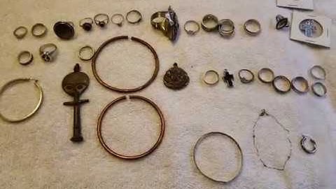 Minelab E-Trac Brief Account of my Jewelry Finds