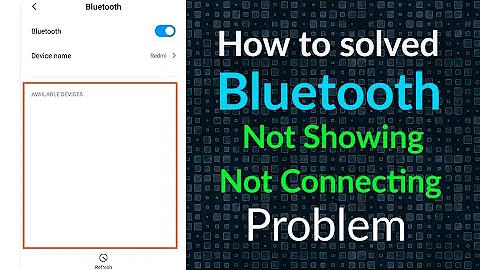 How  To Solved Bluetooth Not Showing problem  || Bluetooth not connecting problem