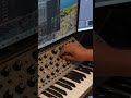 10 minute technomusic trancemusic  shorts with moog subsequent 37 cv