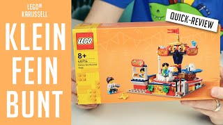 Zum Spielen Wie Sammeln Lego Karussell 40714 - Der Jahrmarkt Kehrt Zurück Quick-Review