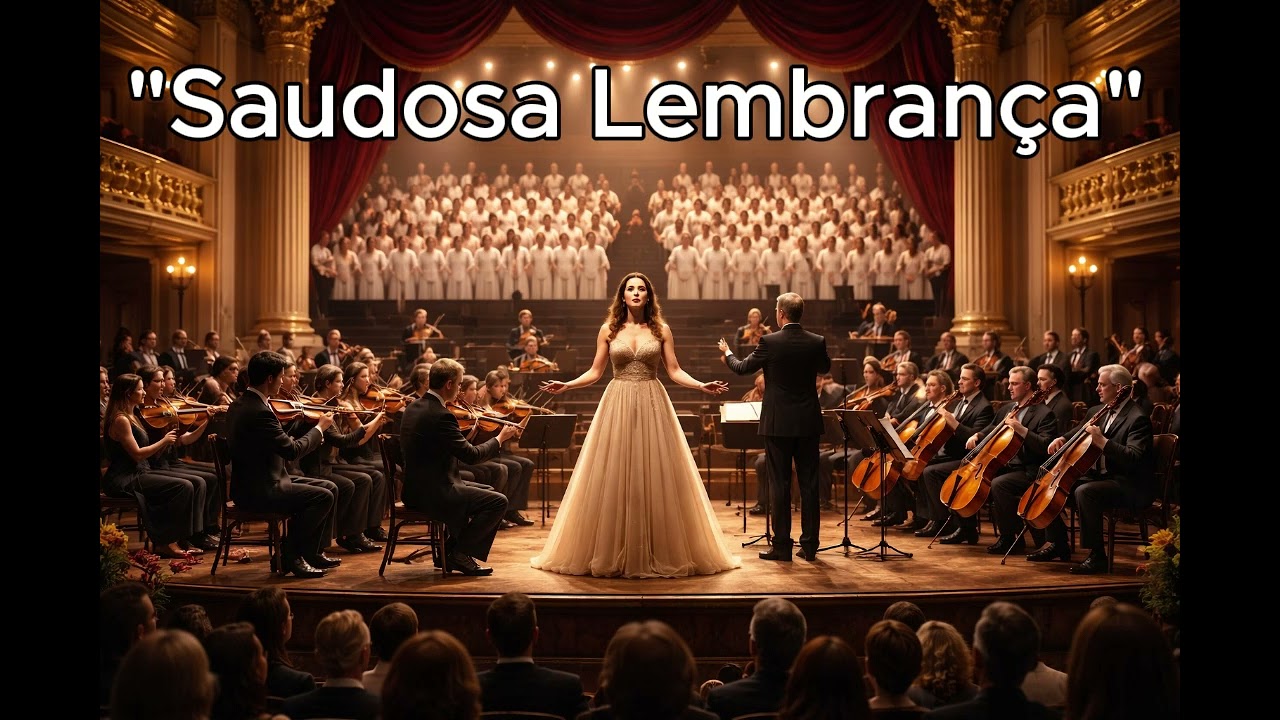 Saudosa Lembrança -  Harpa cristã  2 - Orquestra - cantora lírica e coral