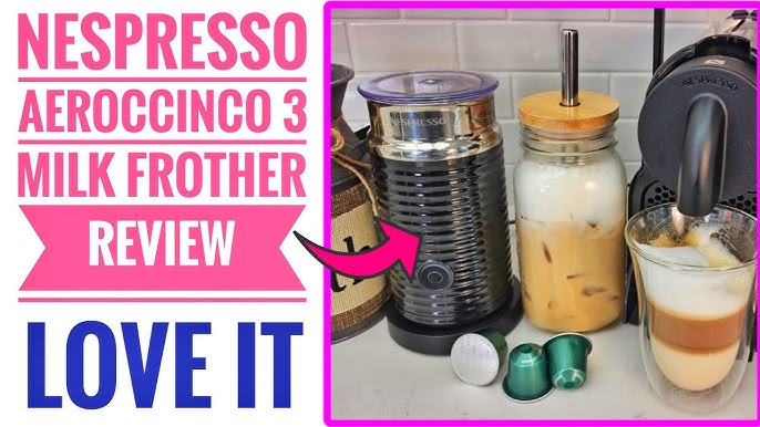 Nespresso AERO3 Aeroccino 3 Milk Frother 