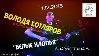 Володя Котляров (ПОРНОФИЛЬМЫ) "Белые Хлопья" 01.12.2015 Благотворительный Концерт "Смена" Москва