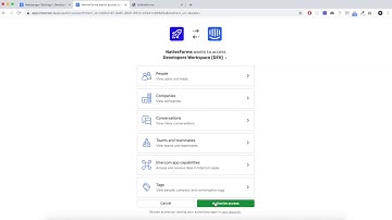 NativeForms / Intercom Integration Preview