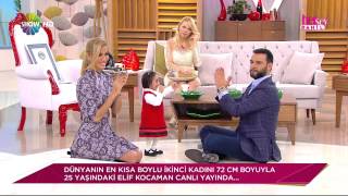 Dünyanın En Kısa Boylu Ikinci Kadını Her Şey Dahil'de! Dünyanın En Kısa Boylu Ikinci Kadını Her Şey Dahil'de!