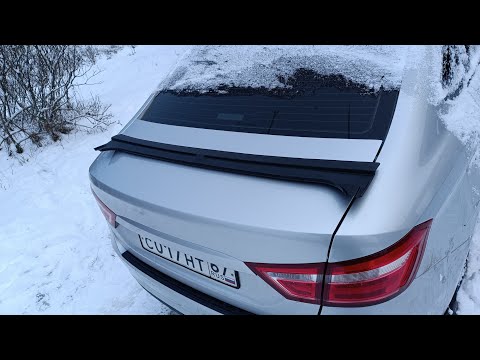 Видео: LADA Vesta,,,жабо заднего стекла ! Без него никак !!!