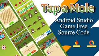 Tap A Mole Game App in Android Studio | Firebase Leaderboard + AdMob | Full Source Code | MakeEasy screenshot 1