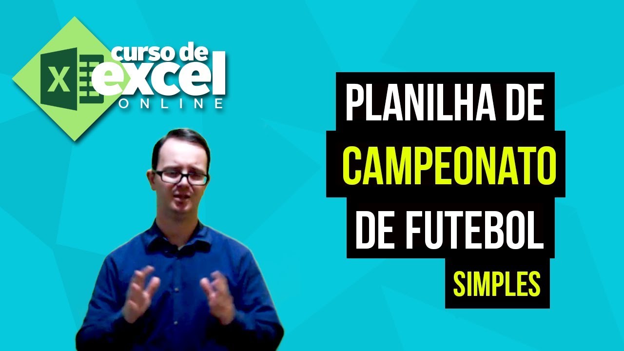 Como fazer Planilha de Campeonato de Futebol Simples no EXCEL