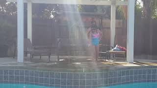 Girls Jumping In Pool Ii