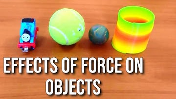 How Force can  change Position, motion, shape, size and direction of  objects | Effects of Force