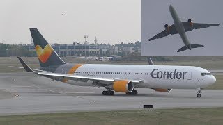 Go Around! Condor 767-38E(ER) [D-ABUS] Go-Around and Landing at Calgary Airport ᴴᴰ