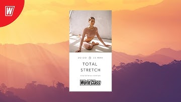 TOTAL STRETCH с Екатериной Ковпак | 25 июля 2021 | Онлайн-тренировки World Class