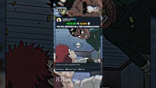 Rock Lee Vs Gaara This Will Definitely Be A Very Dangerous Fight