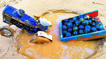 diy Tractor Stuck in mood load trolley marbles help tractor, project creator,#@MrDevCreators#