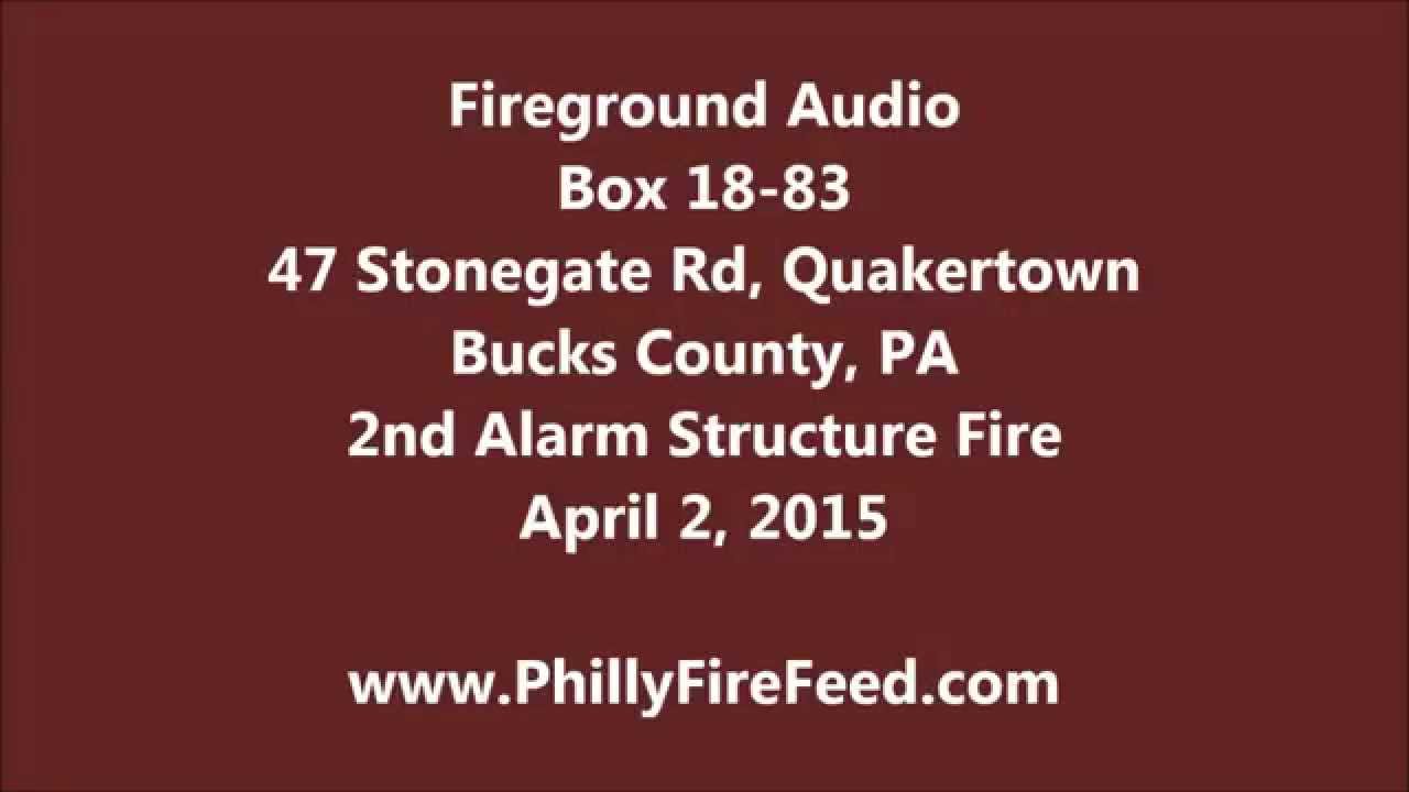 4215, 47 Stonegate Rd, Quakertown, PA, 2nd Alarm Fire YouTube