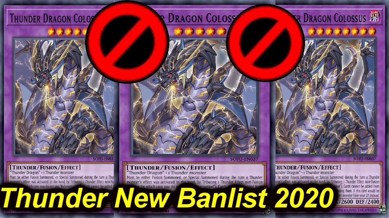 YGOPROTHUNDER DRAGON POST NEW TCG BANLIST JAN.2020 YGOPROTHUNDER DRAGON POST NEW TCG BANLIST JAN.2020