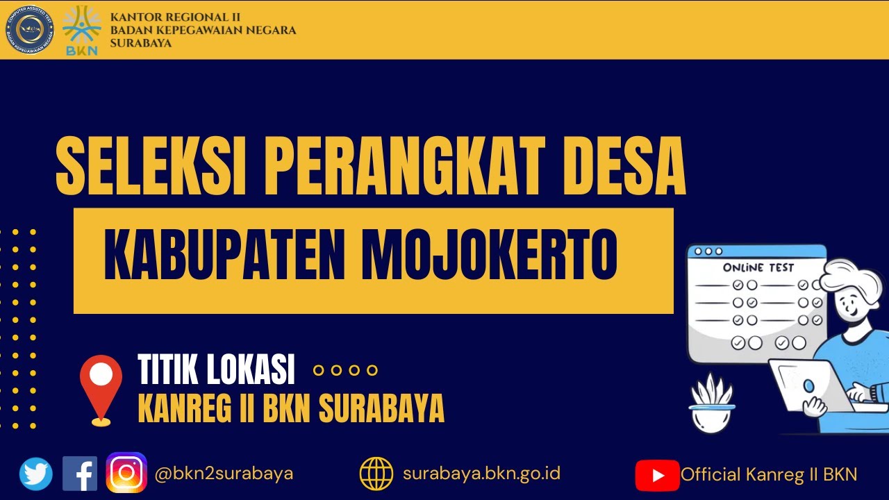 [ SESI 1| 12 DESEMBER 2025 ] LIVESCORE SELEKSI PERANGKAT DESA KAB. MOJOKERTO