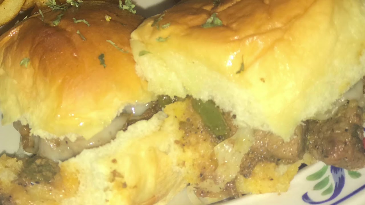 HOW TO MAKE PHILLY CHEESESTEAK SLIDERS ON HAWAIIAN ROLLS YouTube