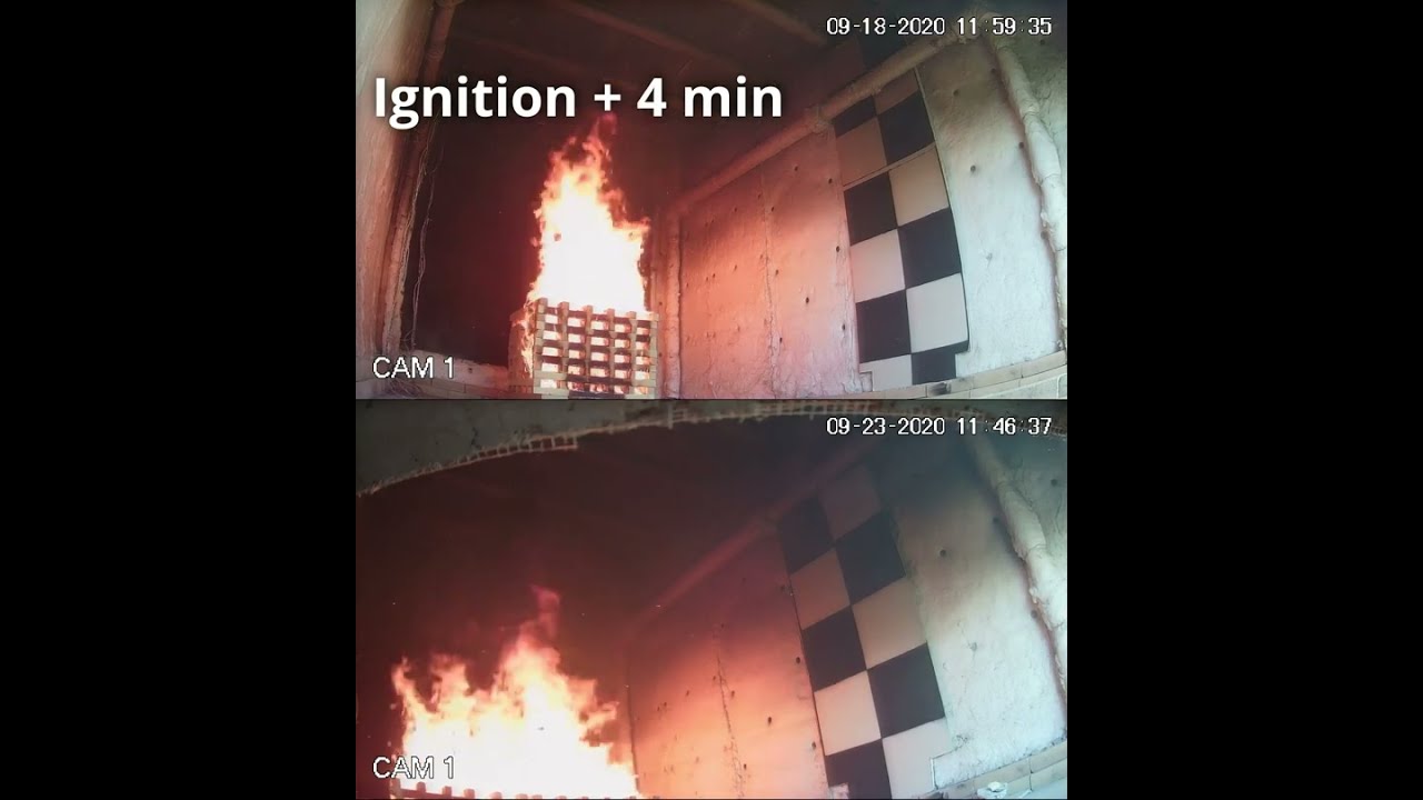 Why to close the door- well ventilated vs ventilation limited compartment fire  (No sound)