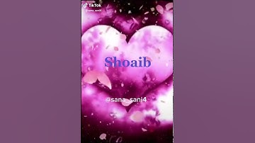 Nice name shoaib