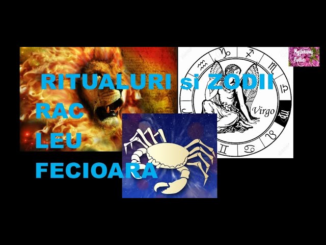 RITUALURI si ZODII