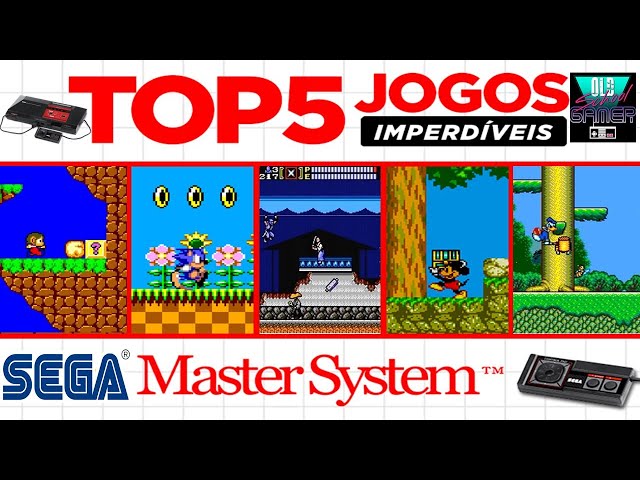 Top 5 - Jogos de Futebol Imperdíveis no Master System!