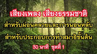 เพลง เสียงธรรมชาติ ผ่อนคลาย  นอนหลับ  ทำสมาธิ  30  นาที ชุดที่ 1