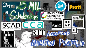 Accepted Animation Portfolio | SVA, Pratt, OCAD, Emily Carr, CCA, SCAD & more