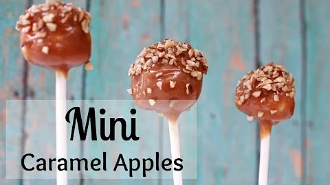 How To Make Mini Caramel Apples! Kids LOVE these!