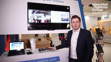 Lumens demonstrate the VS-LC102 Lecture Capture