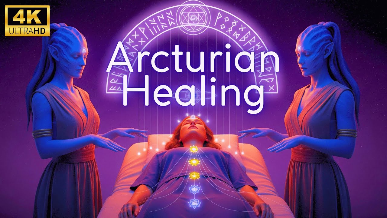 🔮 Arcturian Healing Frequency 🌌 Light Codes for DNA Upgrade Soul ...