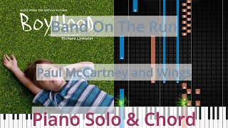 🎹Band On The Run, Solo & Chord, Paul McCartney and Wings, Synthesia Piano