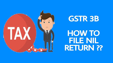 GSTR 3B || How To File Nil Return || 2020 ||