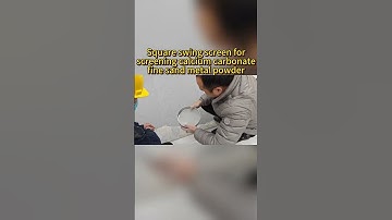 Square swing screen screening site,on-site detection of fine sand particle. #vibratingscreen