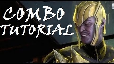 Injustice - Combo Tutorial - Sinestro (41% Two Bars)