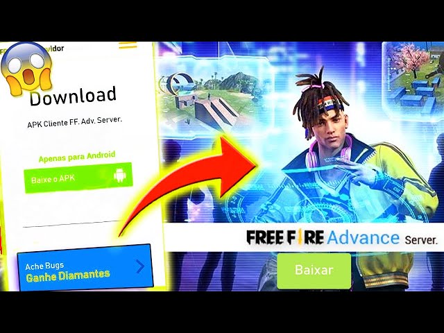 URGENTE!! GANHE DIAMANTES COM O DOWNLOAD APK SERVIDOR AVANÇADO FREE FIRE!  ATUALIZAÇÃO DE MARÇO!! 