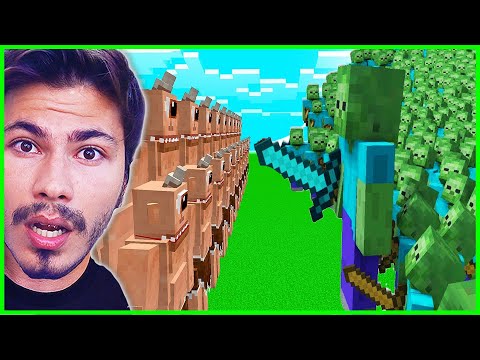 TEPEGÖZ ÇETESİ VS ZOMBİ ÇETESİ MİNECRAFT EV SAVAŞLARI MİNECRAFT YİĞİT SARI