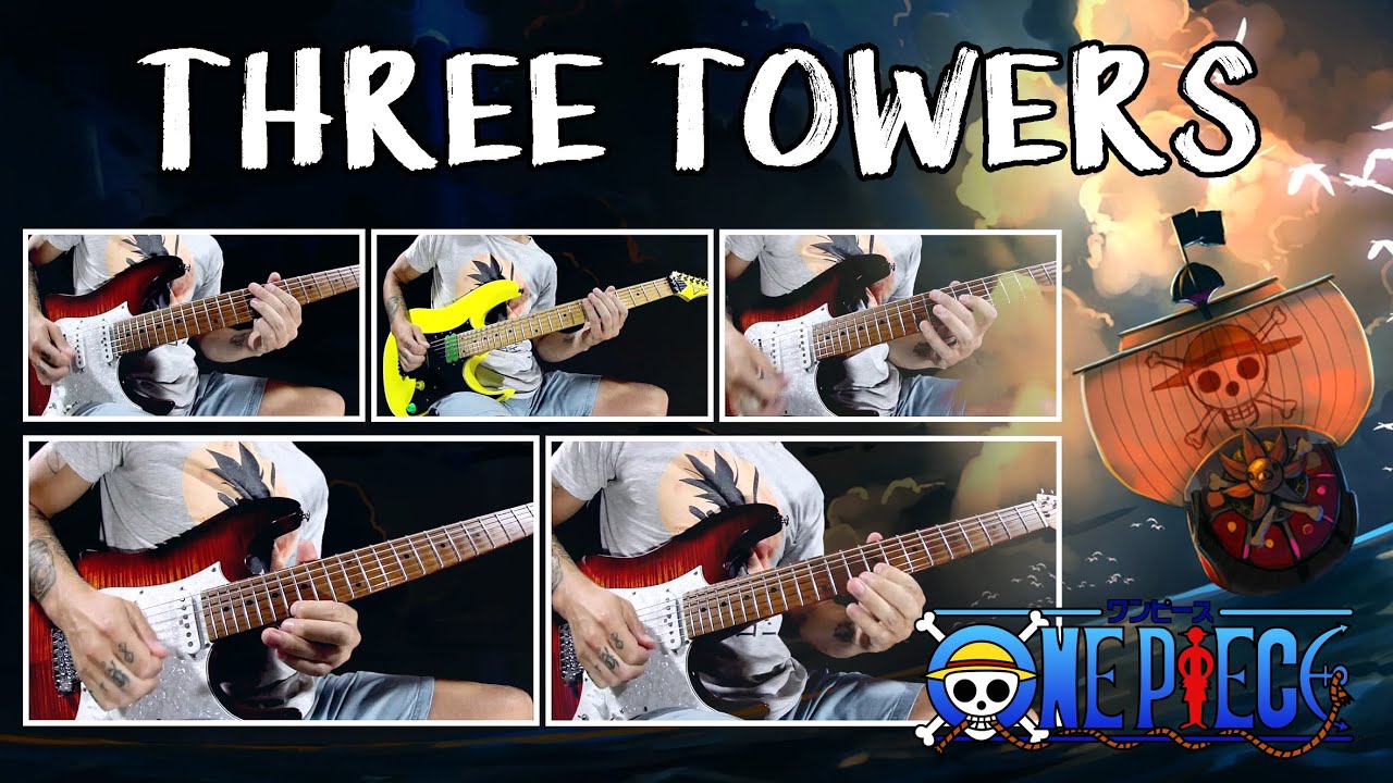 One Piece OST | Three Towers | Rock Guitar Cover